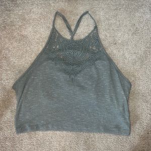 Lace Detailed So Crop Top